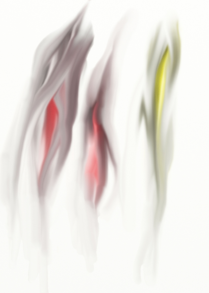 Flowers in abstract