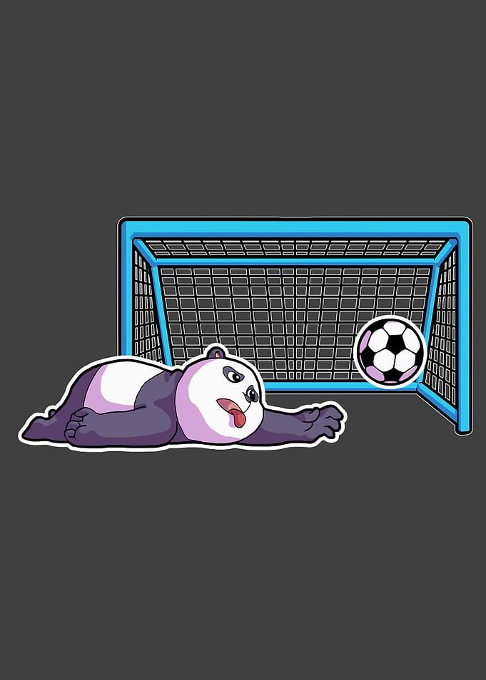 Panda Goalkeeper Football