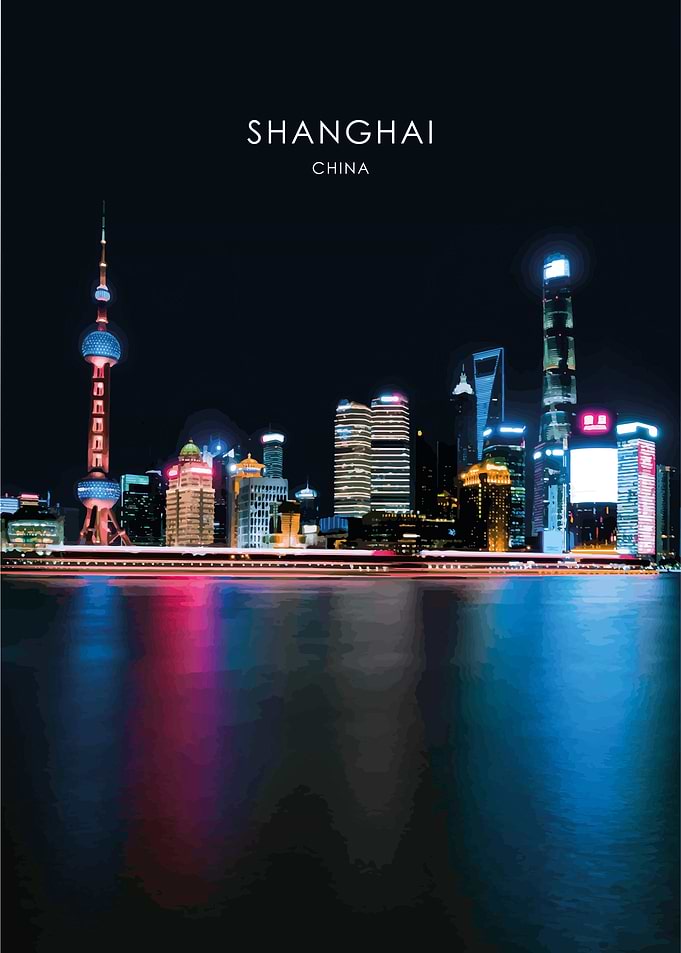 Shanghai Travel Artwork