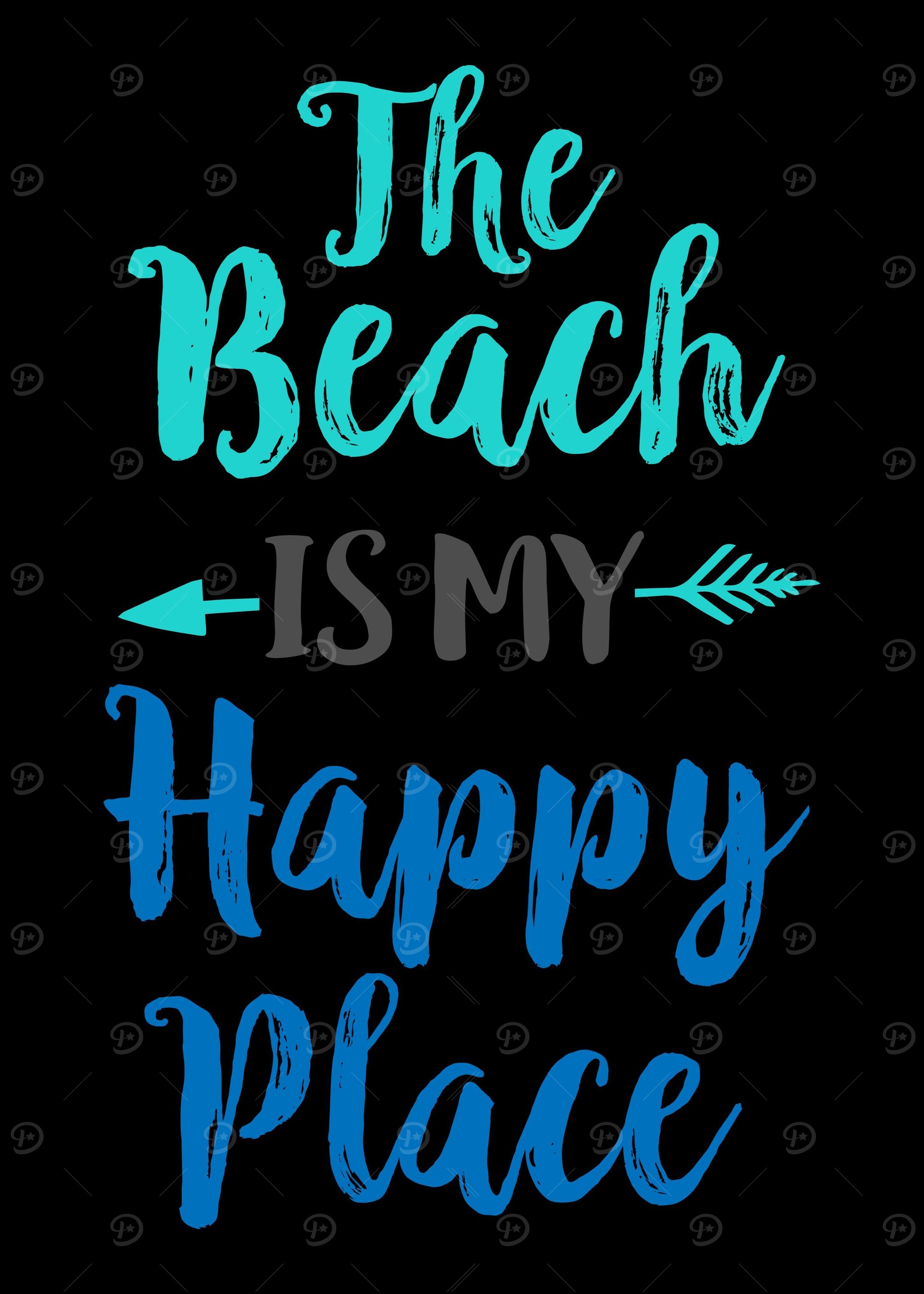 beach is my happy place