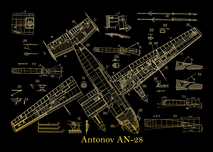 Antonov AN28 Blueprint