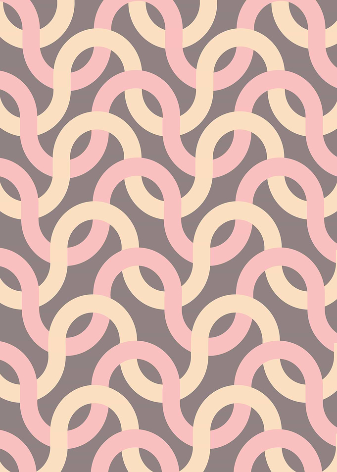 Geometric waves pattern