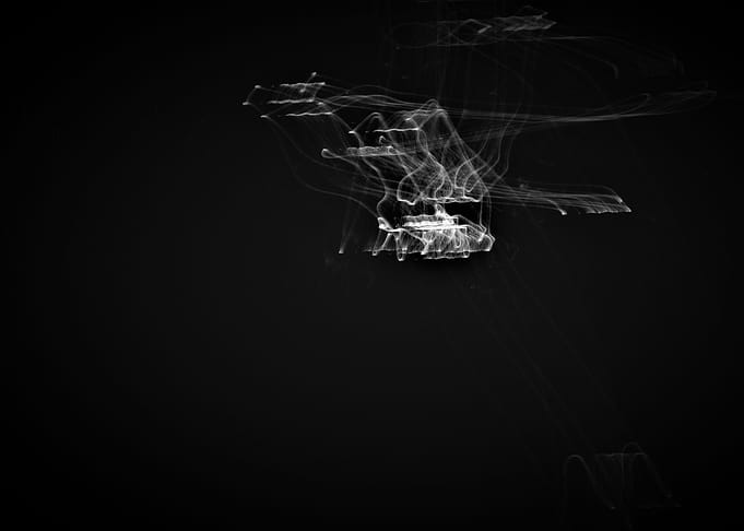 black and white light