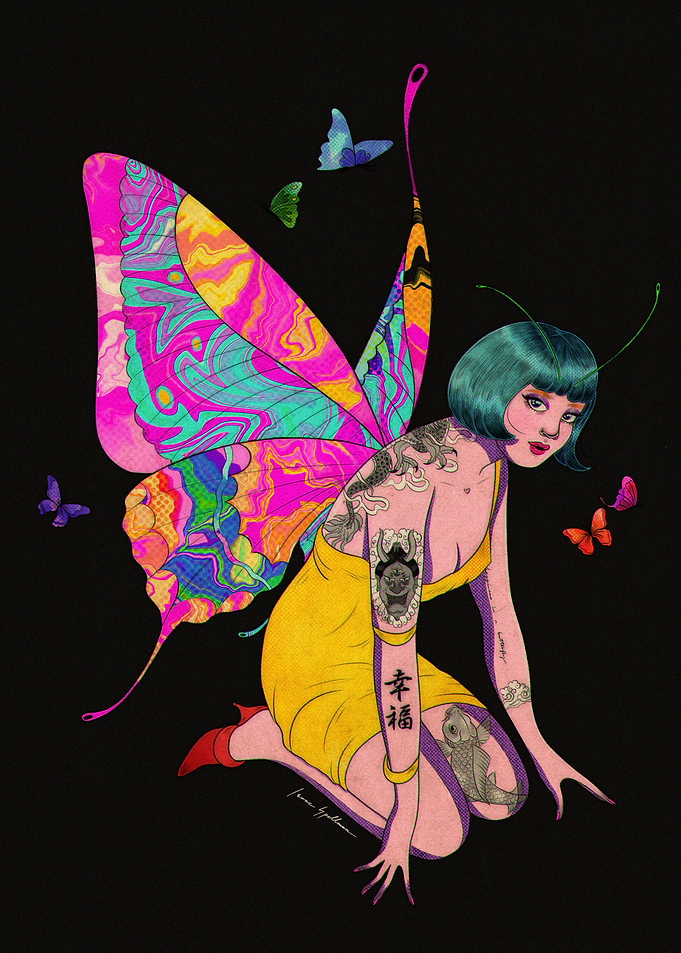 Happiness is a butterfly