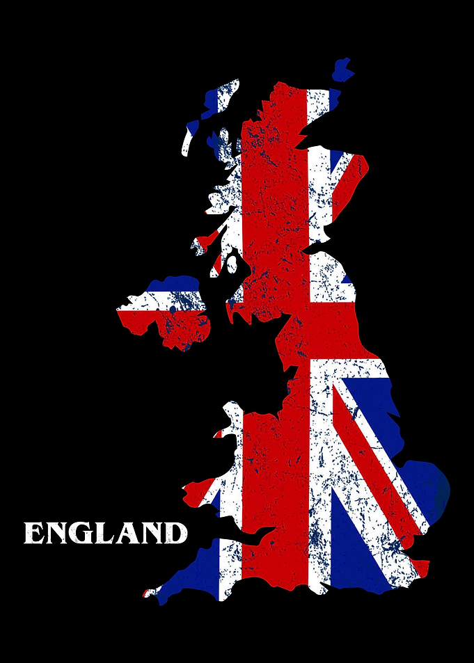 England Karte