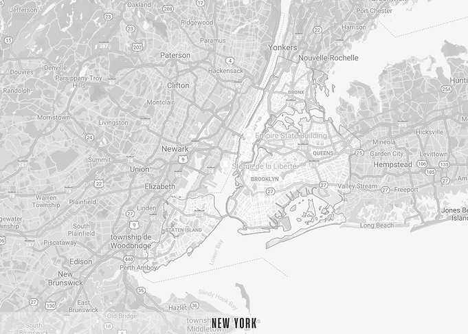 New york map