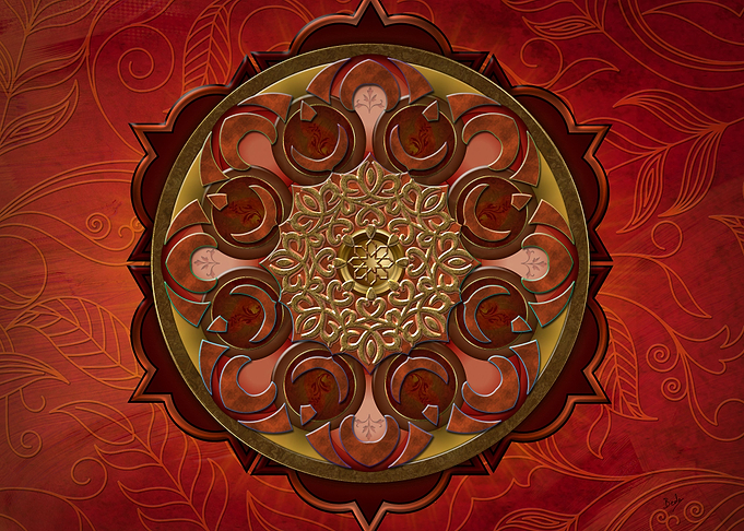 Mandala Flames