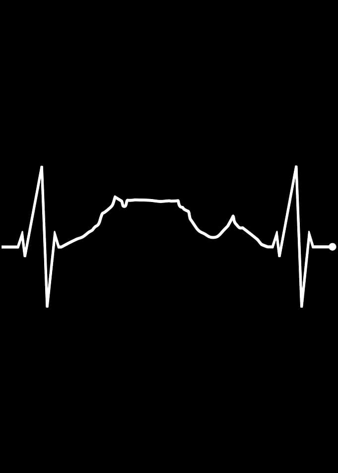 Cape Town Skyline Heart