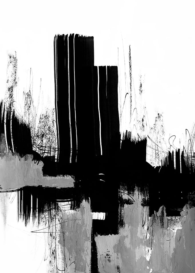 Black white abstract