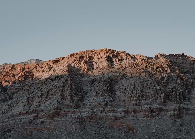 Red Rock Mountain Sunset