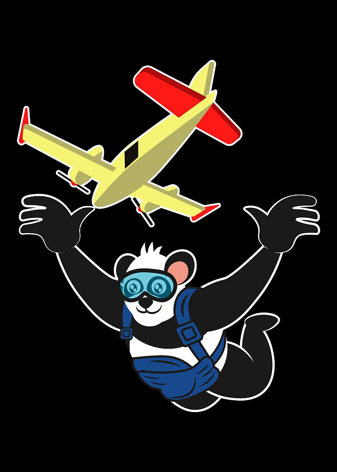 Skydive Parachuting Sports