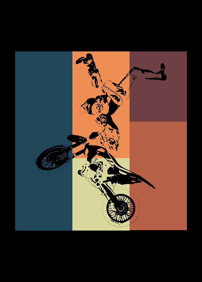 Motocross Biker Dirt Bike