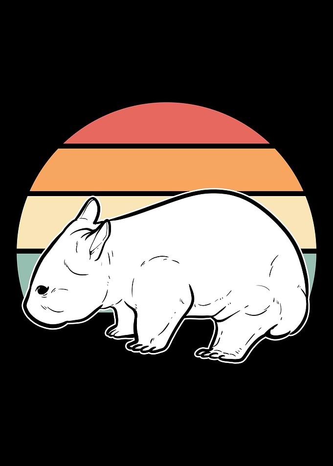 Wombat Australischer Beute