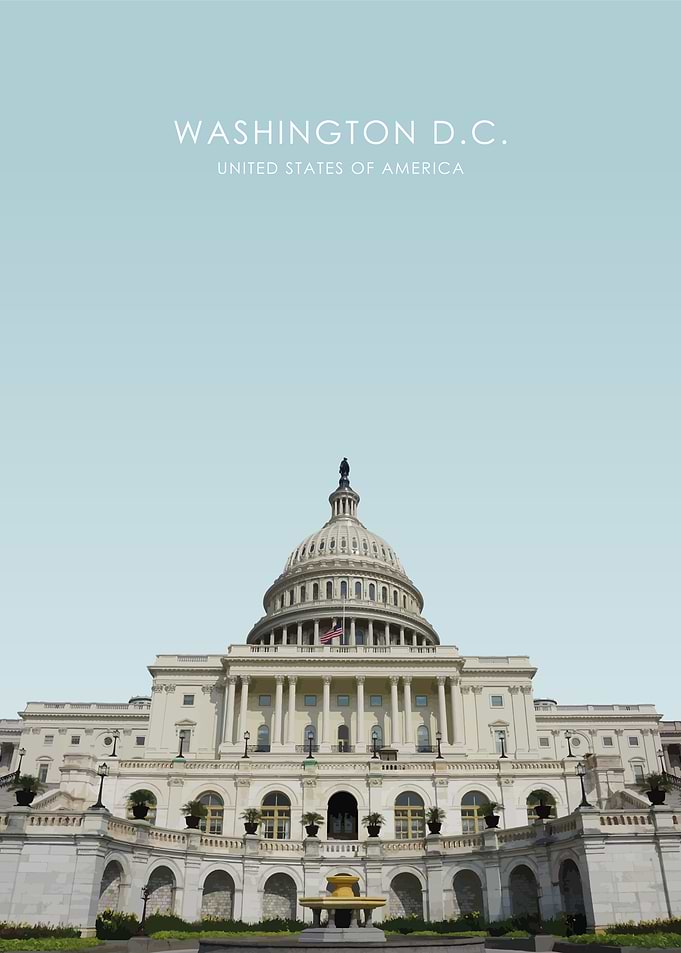 Washington DC USA Artwork
