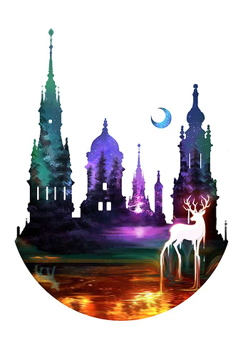 Burning Wood Castle
