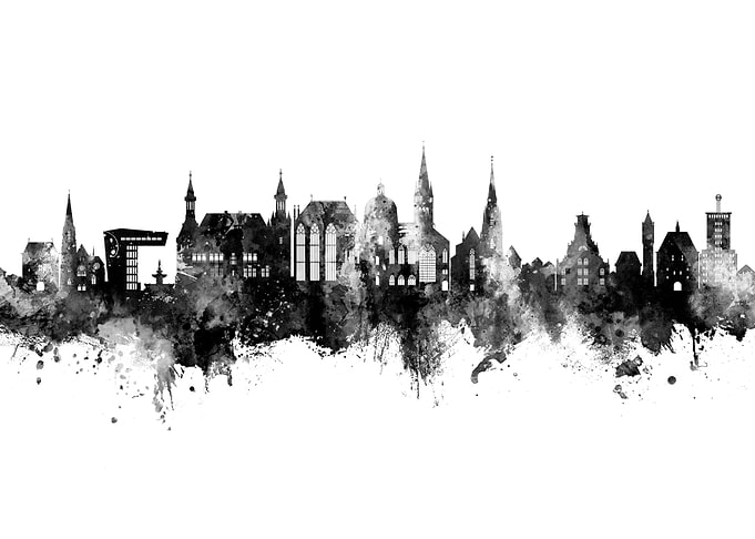 Aachen Skyline Deutschland
