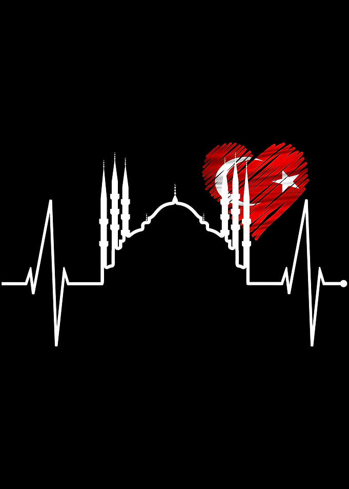 Istanbul Skyline Heartbeat
