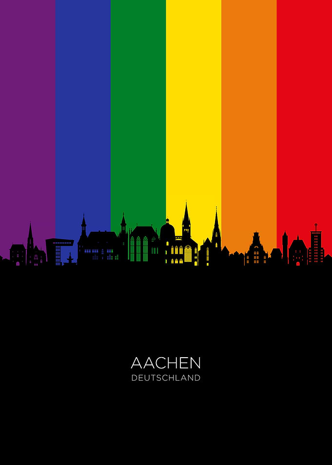 Aachen Skyline Deutschland