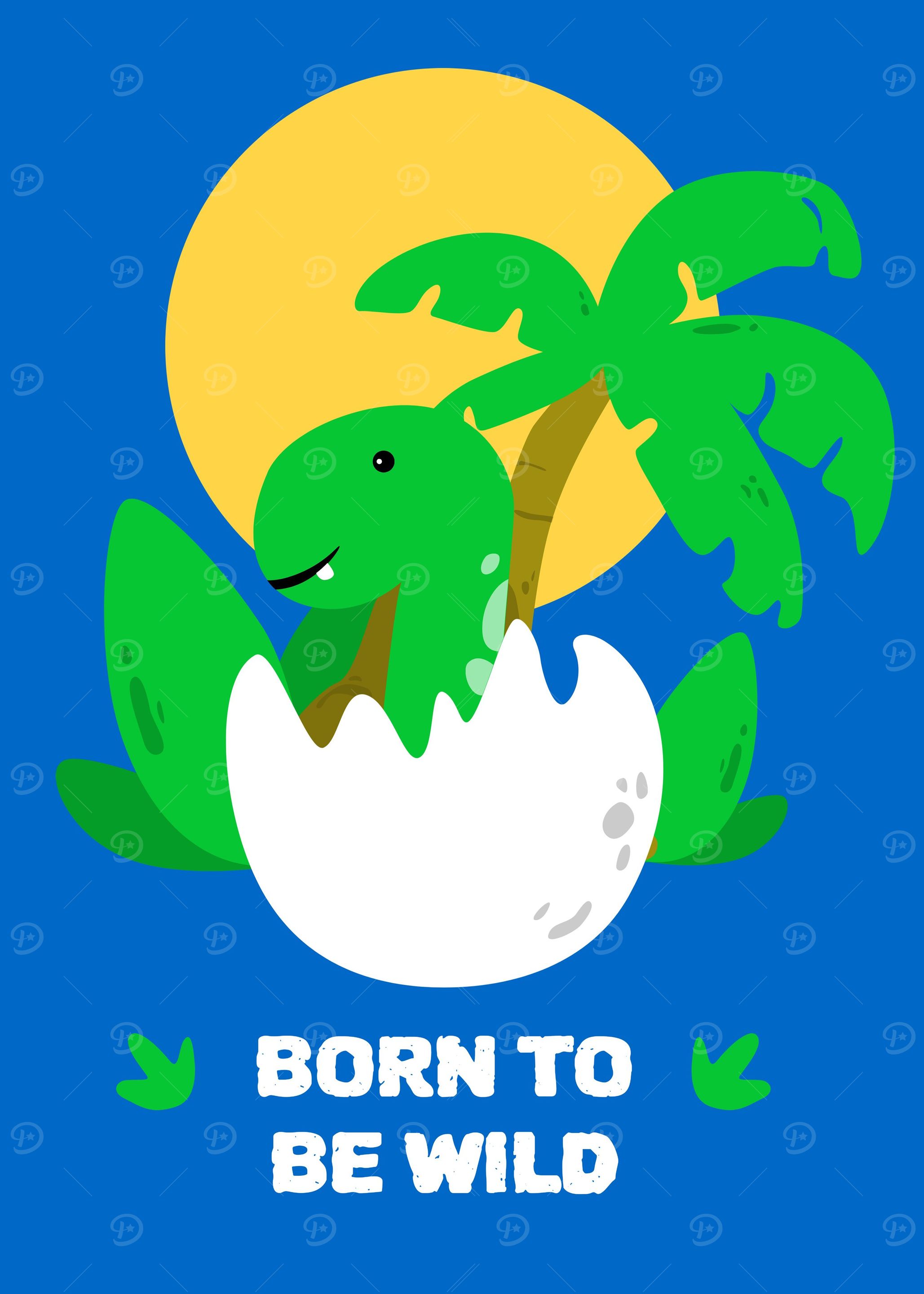 Baby Dinosaur born in egg