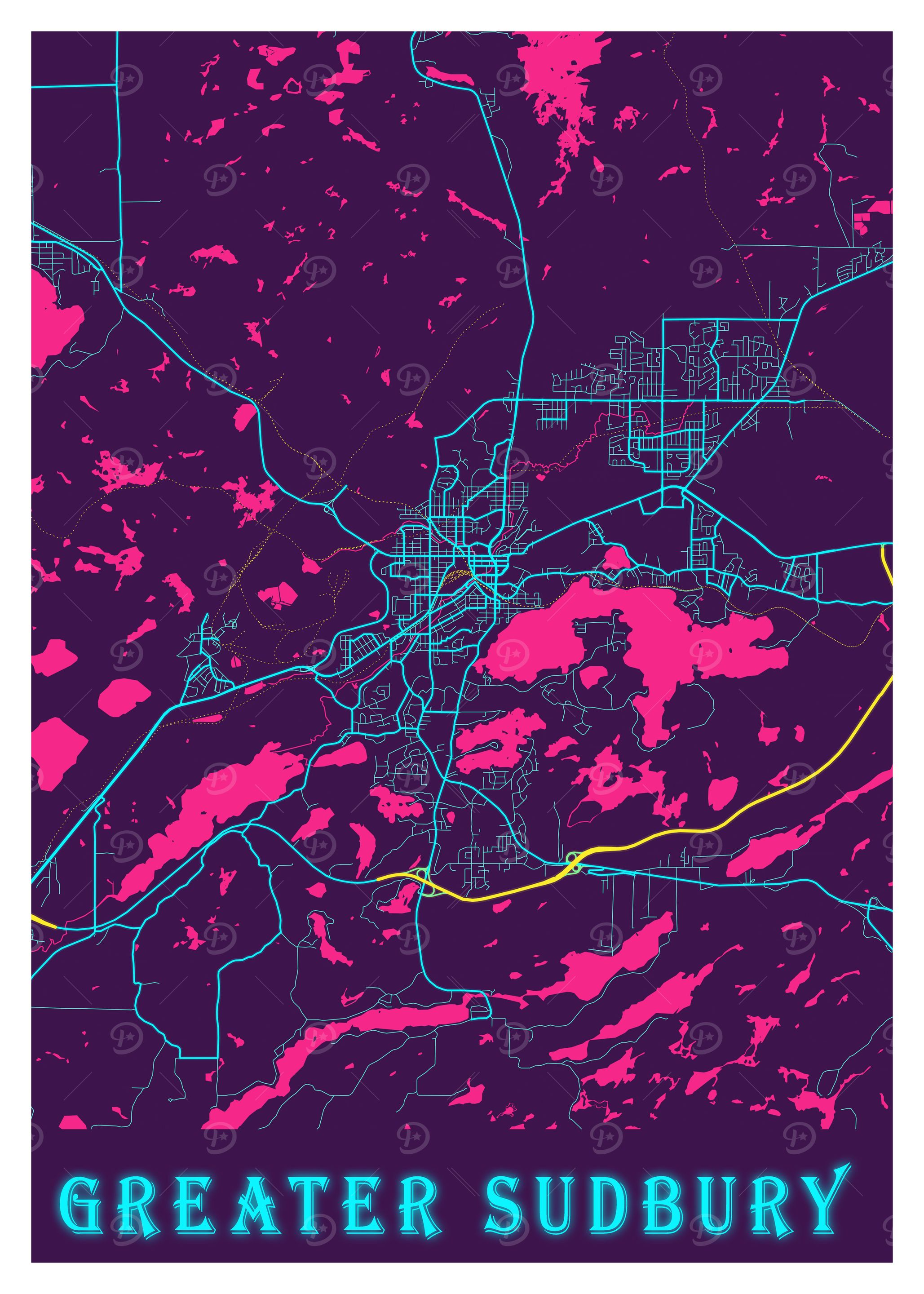 Greater Sudbury Neon City