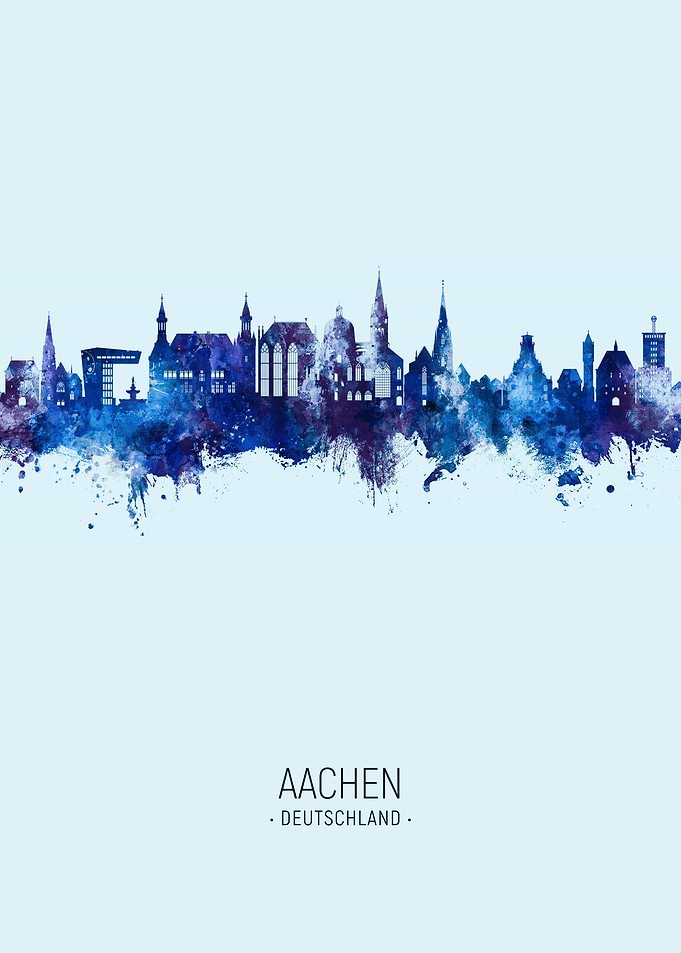 Aachen Skyline Deutschland