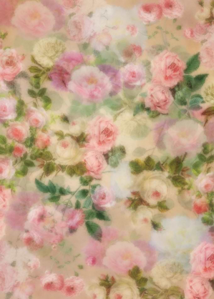 Pink Vintage Garden