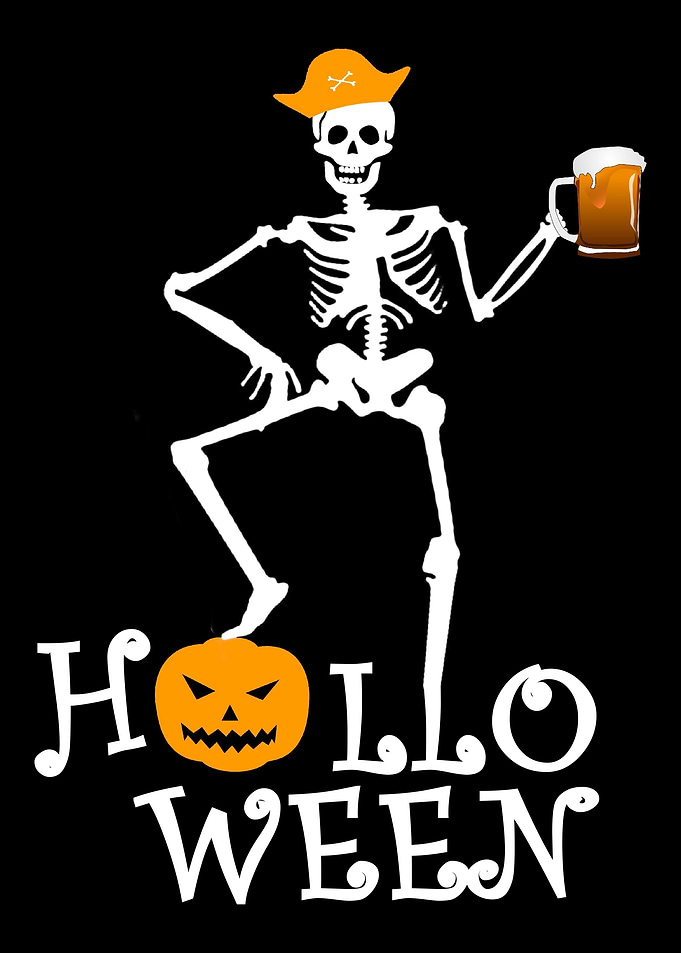 Halloween Skeleton beer