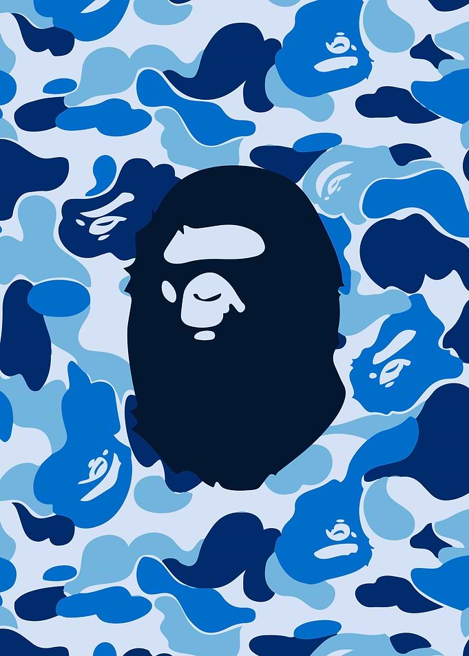 bape camo monkey hypebeast