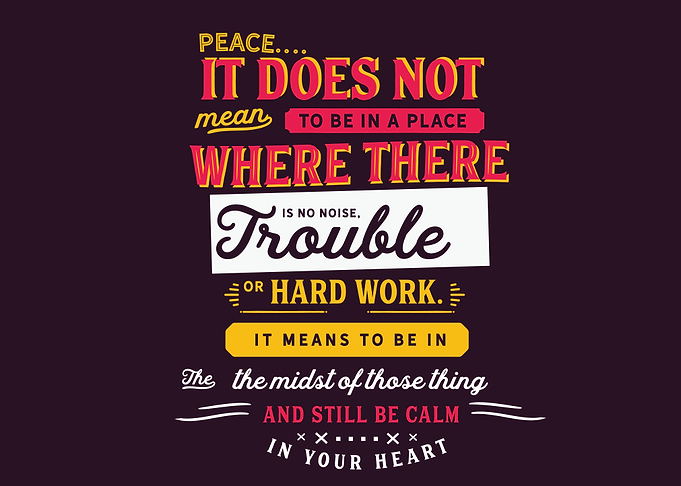 the midst of those things