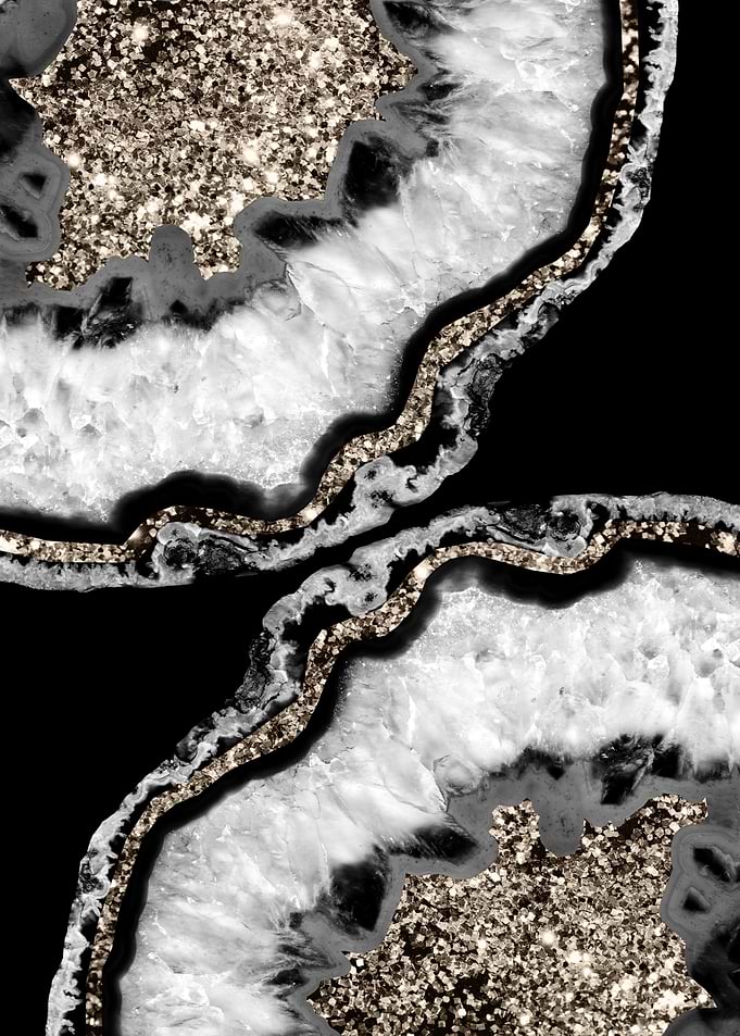 Yin Yang Agate Glitter 13