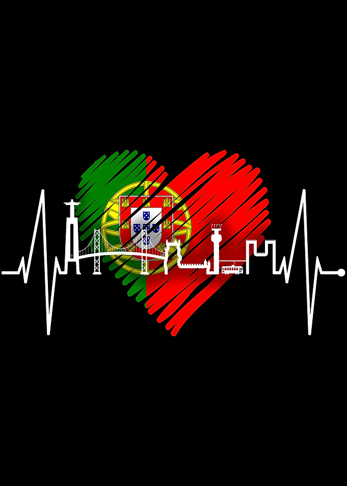 Lisbon Skyline Heartbeat