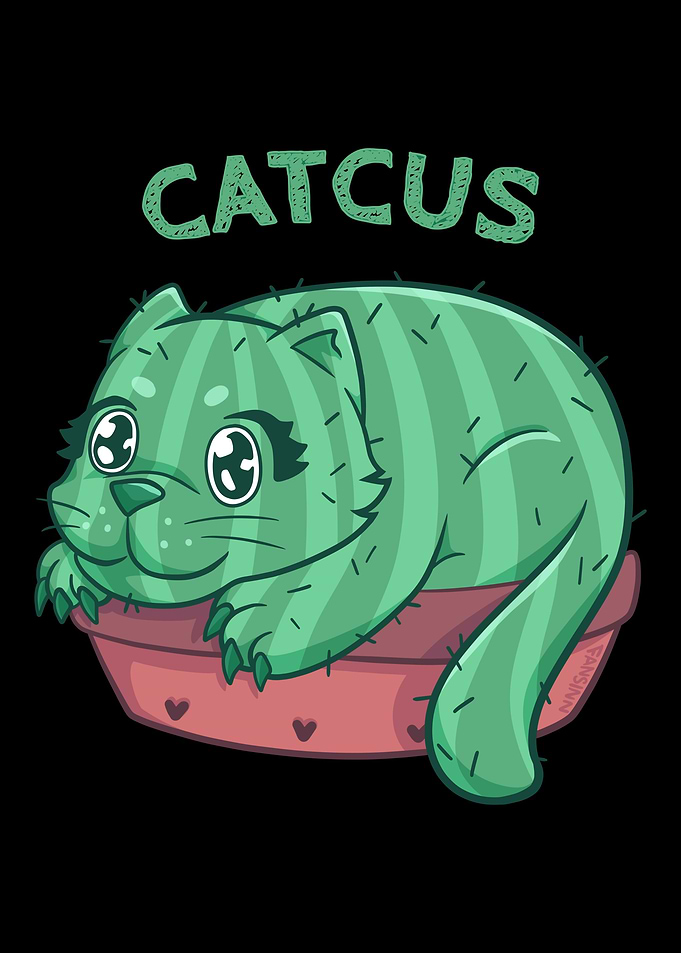 Catcus cat kitten Cactus S