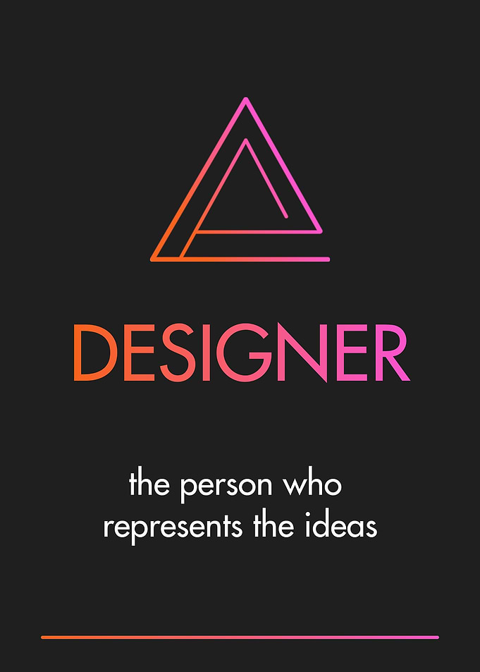 I am a designer