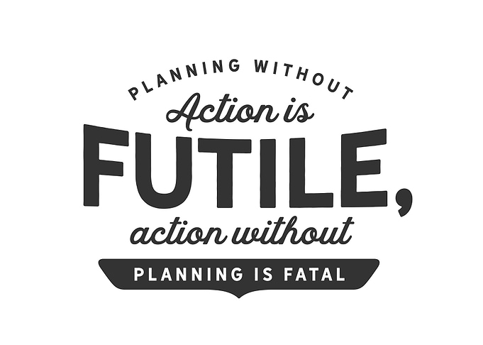Planning without action