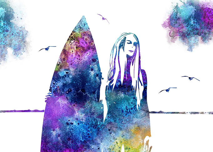 Surfer girl