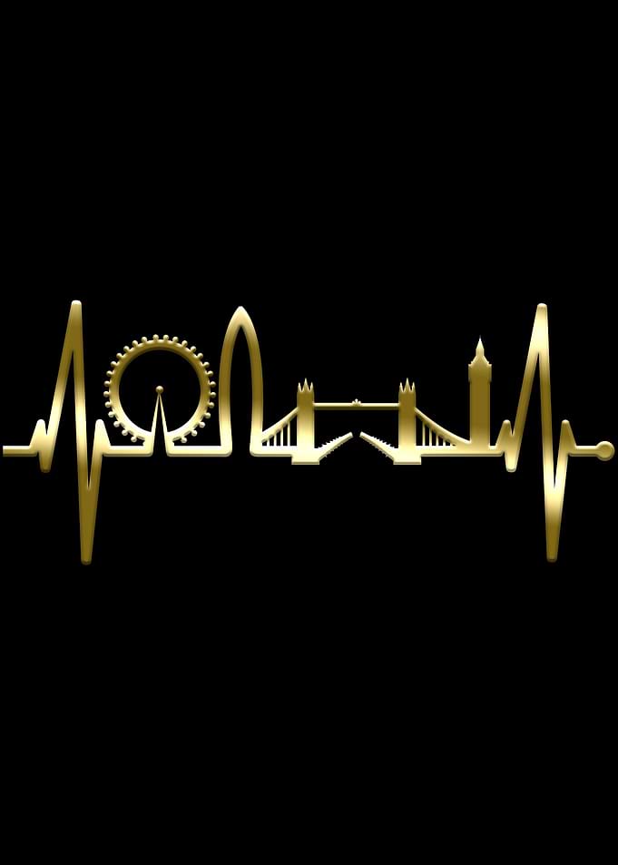 London Skyline Heartbeat