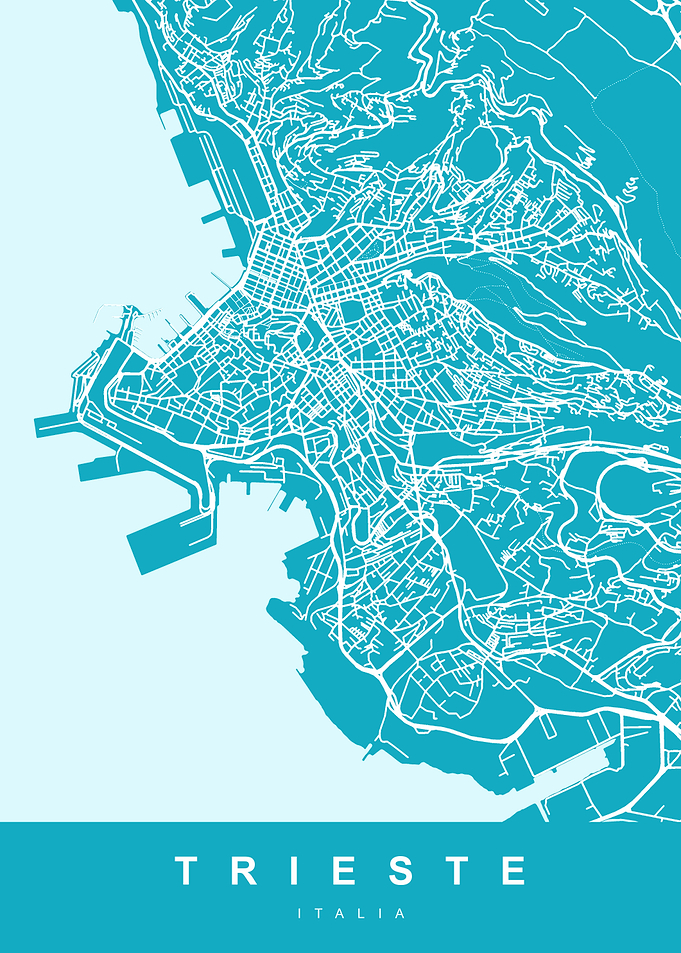 TRIESTE City Map Italy