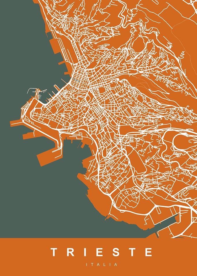 TRIESTE City Map Italy
