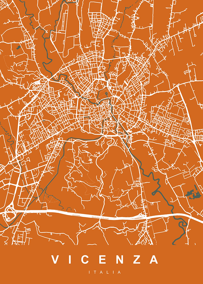 VICENZA City Map Italy