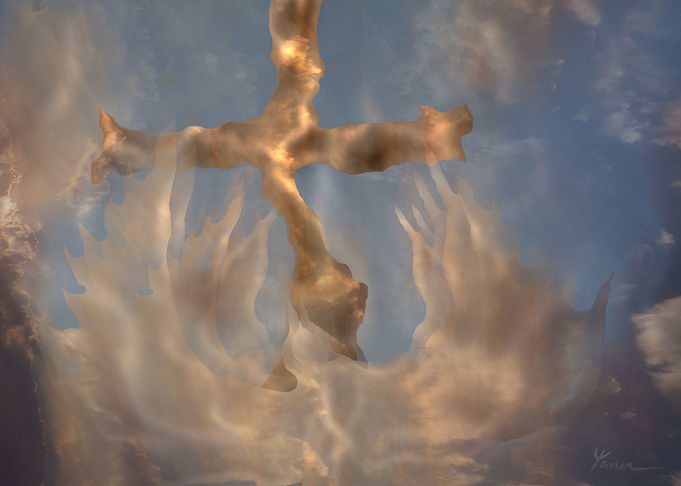 At the feet of the Cross