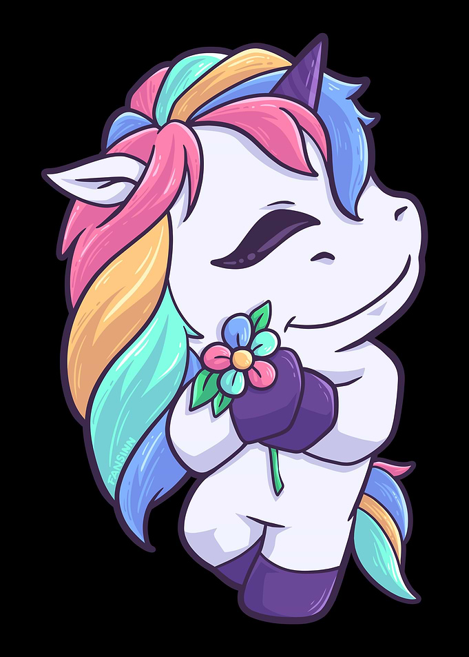Unicorn Flower love Unicor