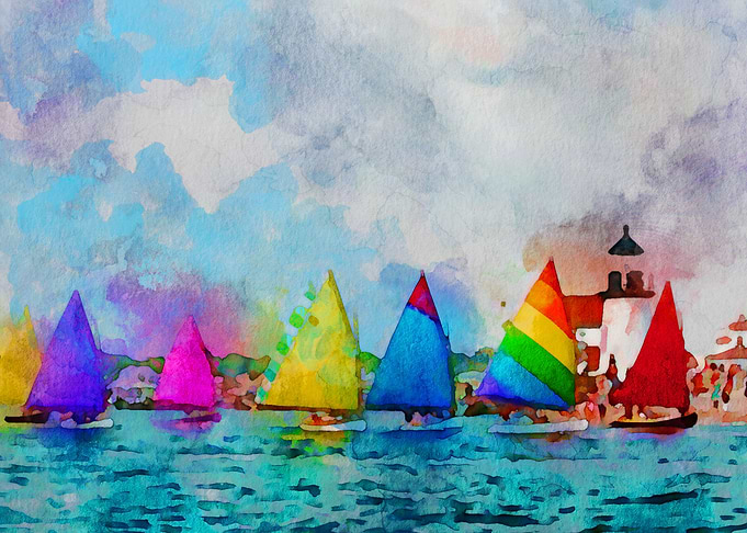Sails On The Sea