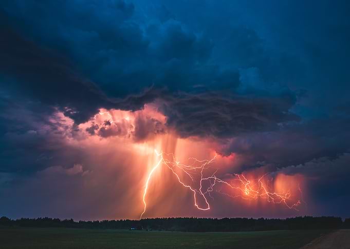 Lightning strike