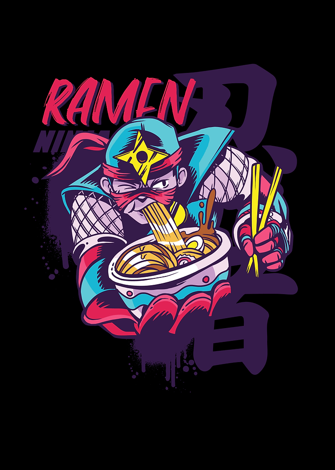 Ramen Ninja Kwaii Japanese