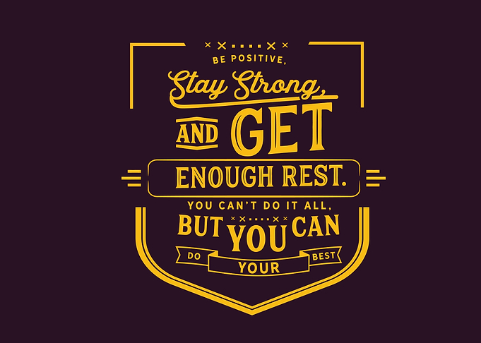 you can do your best