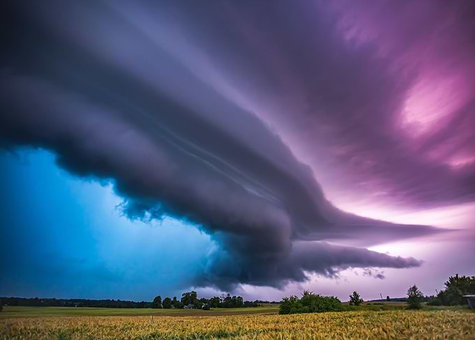 Supercell storm