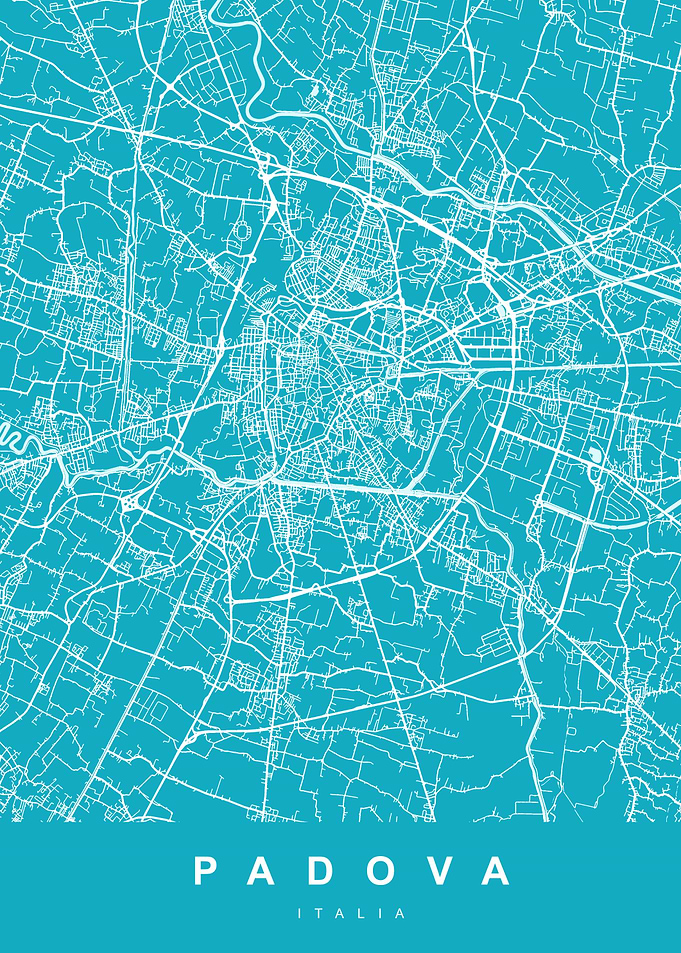 PADOVA City Map Italia