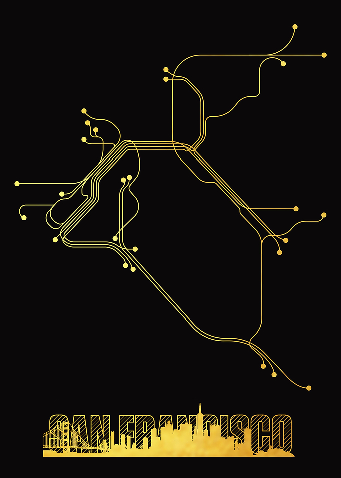 San Francisco Metro Map
