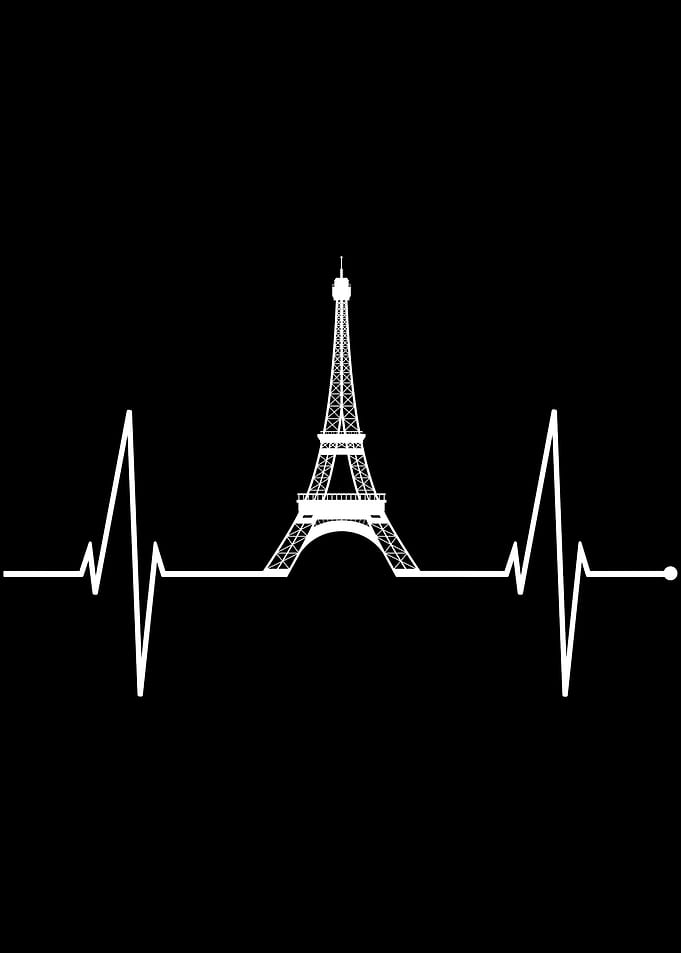 Paris Skyline Heartbeat