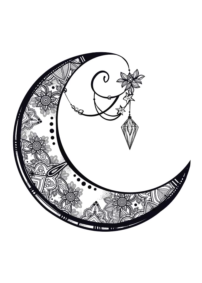 Moon and Gem